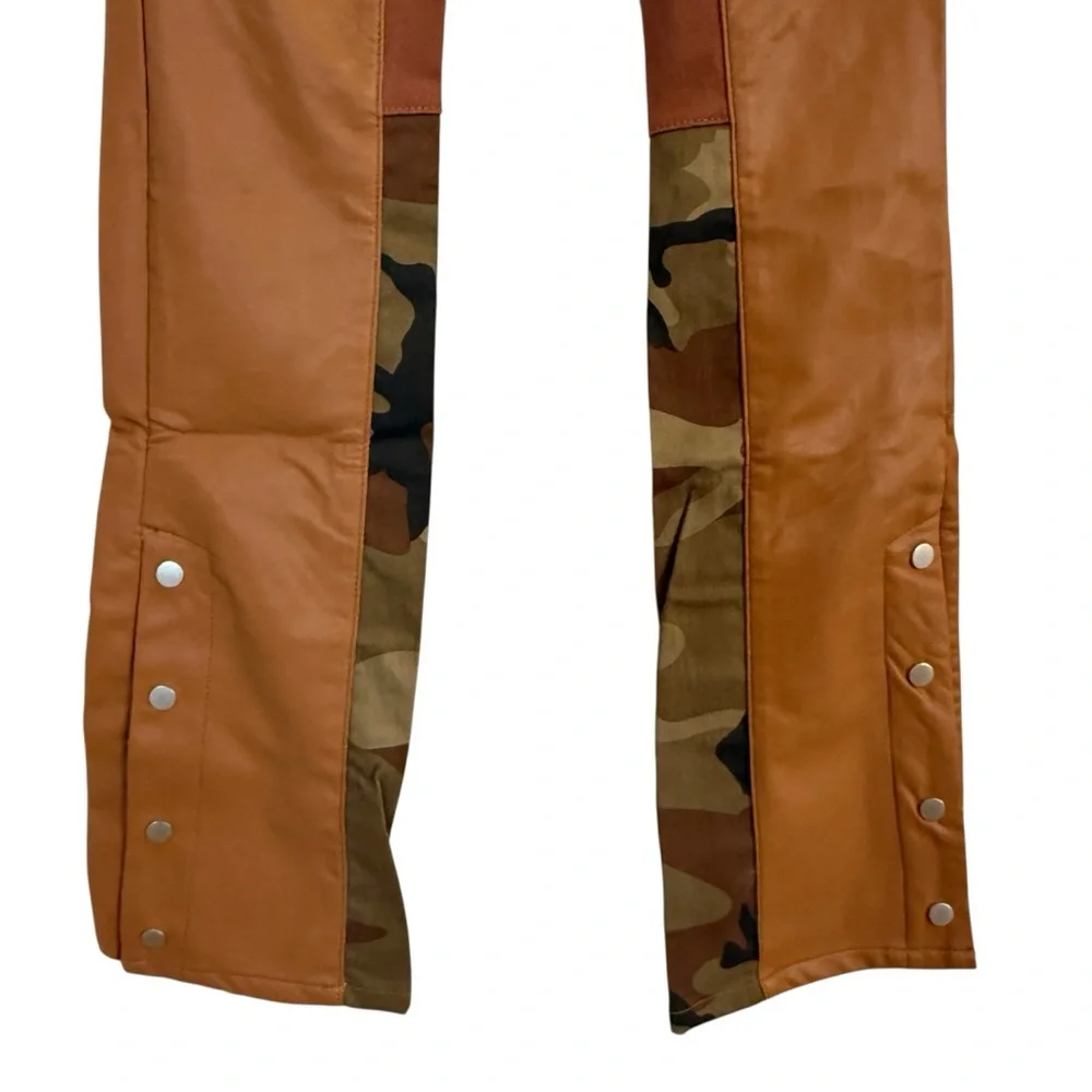 Thrt NWT Denim Rick Ross Wyatt Flared Denim Pants Brown Camo Survival Men’s 30